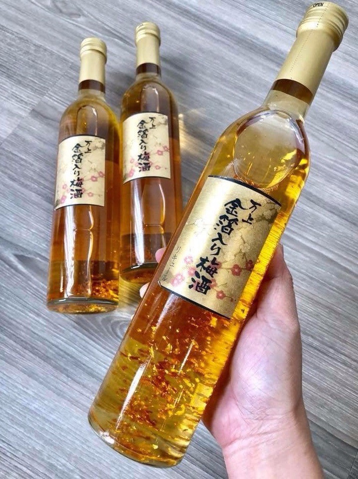 Rượu mơ vảy vàng Kikkoman 500ml Nhật bản