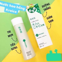 Nước hoa hồng trị mụn trắng da Kracie Hadabisei Facial Lotion (Acne care) 200ml