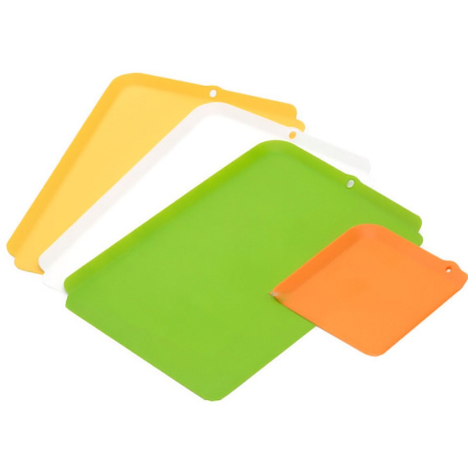 Set 4 thớt dẻo có viền