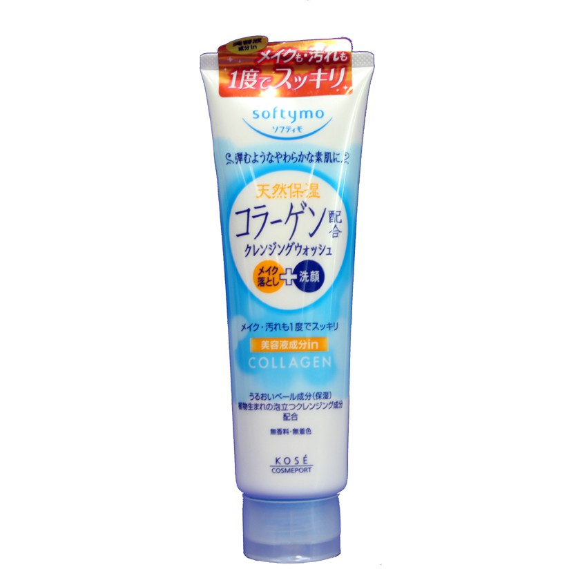 Sữa rửa mặt Kose Softymo Collagen 190g
