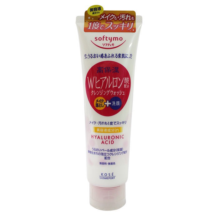 Sữa rửa mặt Kose Softymo Hyaluronic Acid 190g