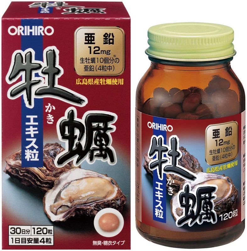 Tinh chất hàu tươi Orihiro 120 viên nhật bản